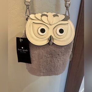 NWT- Kate Spade- 3D Owl Clutch Bag